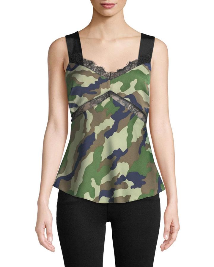 Camouflage Tie-back Camisole