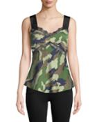 Camouflage Tie-back Camisole