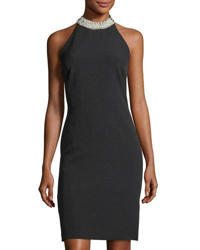 Pearl-bead Sleeveless