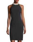 Pearl-bead Sleeveless