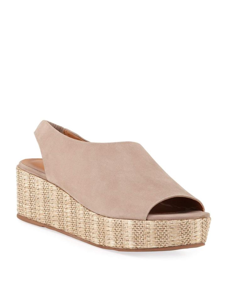 Monica Suede Platform Wedge