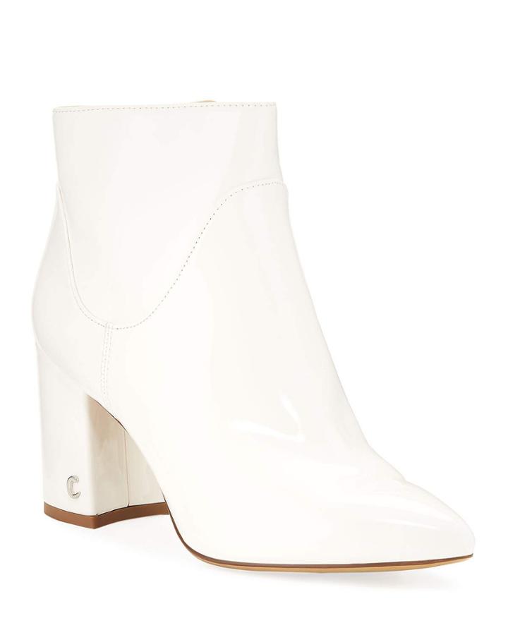 Hadden Faux-leather Zip Booties
