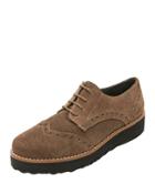 Tate Suede Platform Oxford