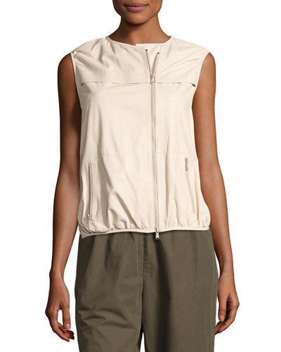 Asymmetric-zip Napa