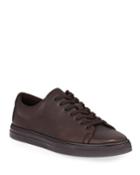 Men's Colvin Low-top Leather Sneakers, Brown
