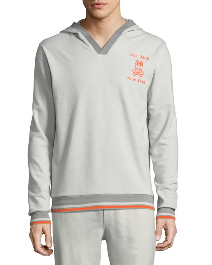 Men's Pullover Logo-graphic Hoodie