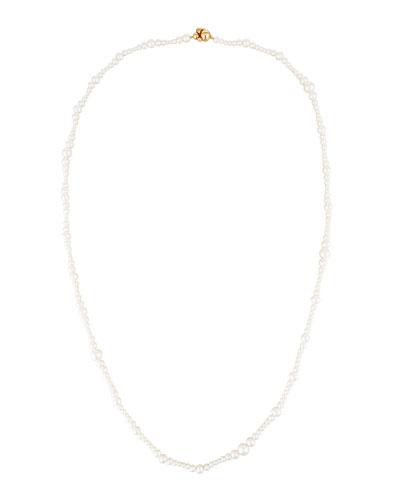 Off-round Pearl Necklace,