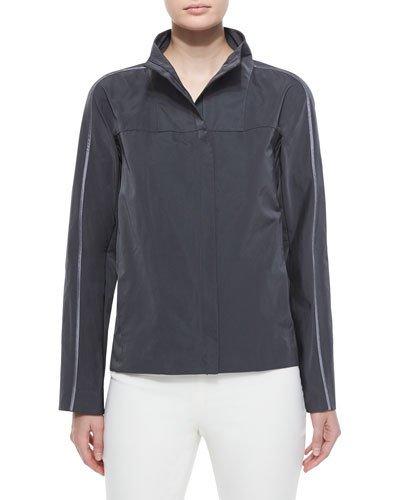Kim Long-sleeve Topper, Pewter