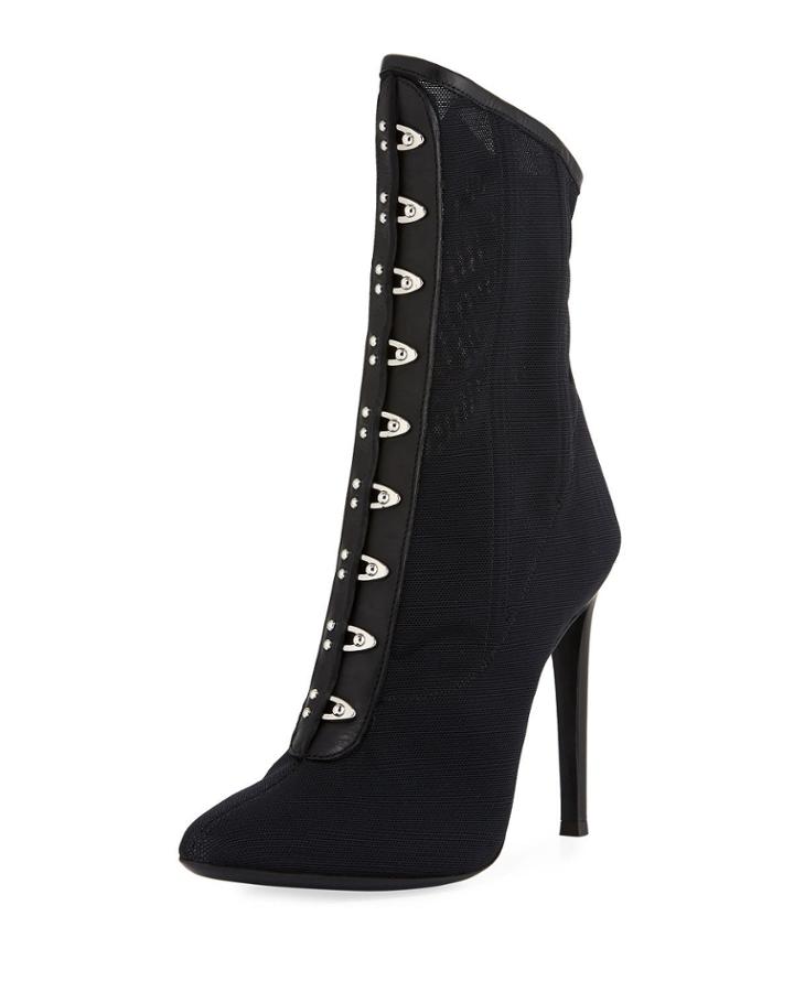 Mesh Corset Bootie