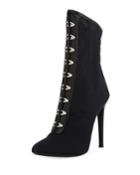 Mesh Corset Bootie