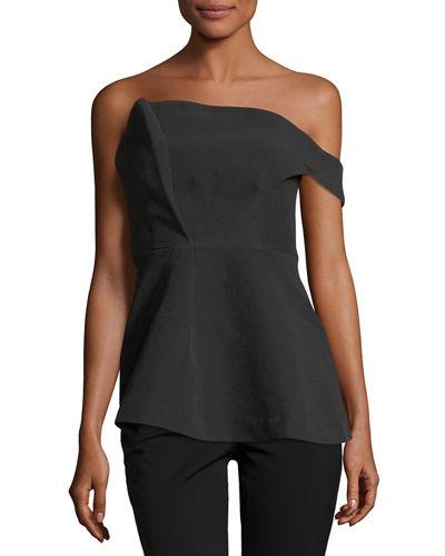 Lights Out Bodice Off-the-shoulder Blouse