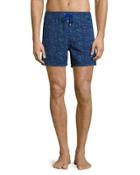 Geometric-print Swim Trunks,