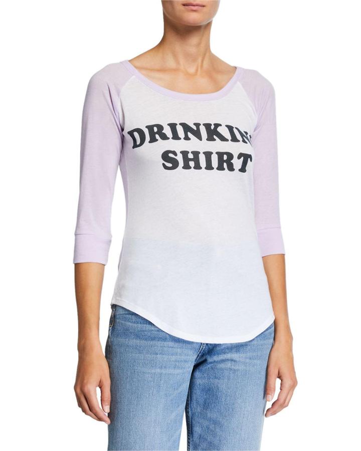 Drinking Shirt Raglan Tee