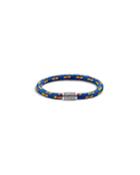 Men's Classic Chain Multicolor Cord Bracelet,