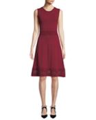 Ottoman Texture A-line Dress