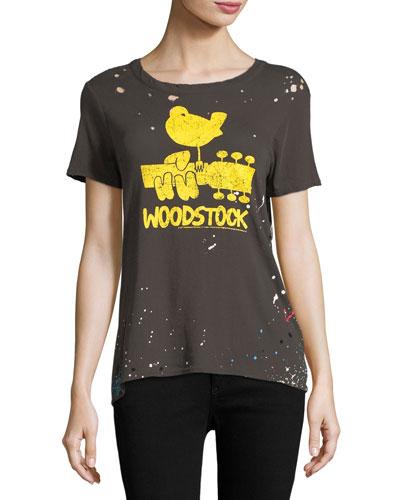 Bird On Guitar Graphic Tee