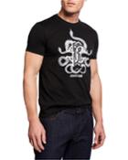 Men's Snake Logo Graphic Cotton Tee
