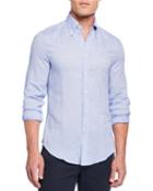 Men's Linen-blend Sport Shirt,
