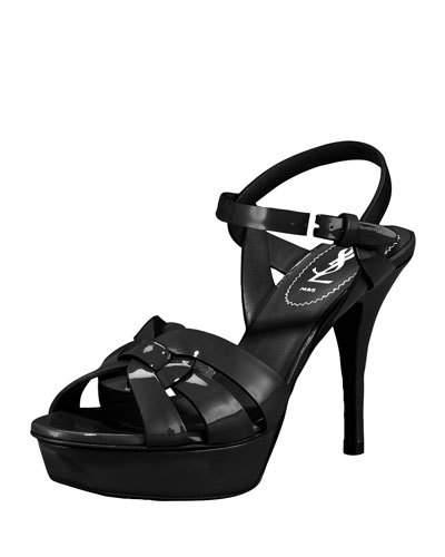 Tribute Patent Sandal, Black,