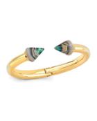 Gold-plated Titan Stone Bracelet, Abalone