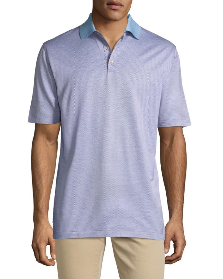 Men's Honey Run Jacquard Crown Ease Polo