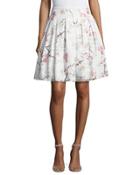 Cherry Blossom Burnout Skirt,