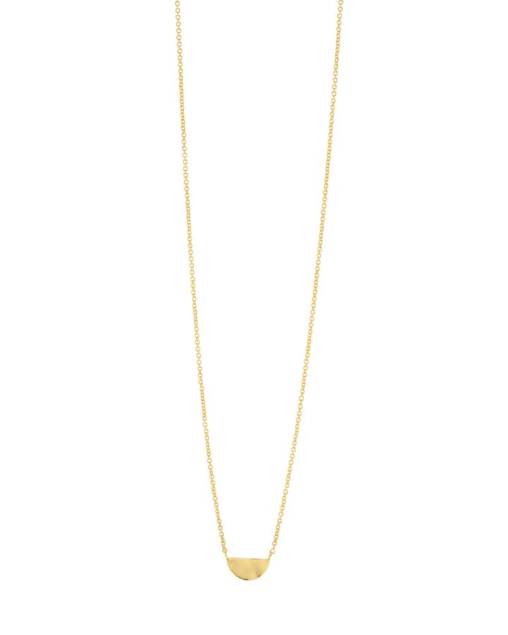 Luca Semicircle Charm Necklace