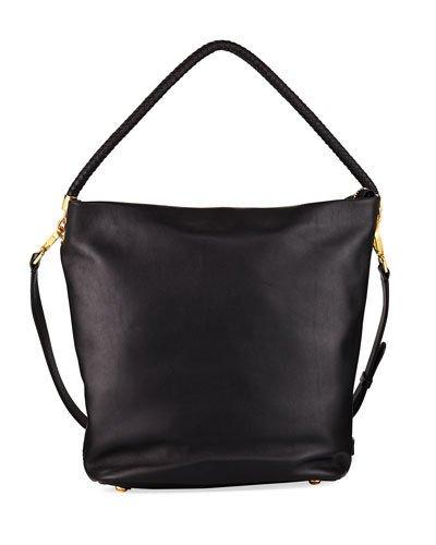Benson Ii Bucket Hobo Bag, Black