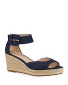 Kauai Denim Platform Espadrille