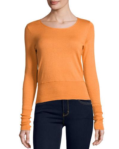Cashmere-blend Cropped Top