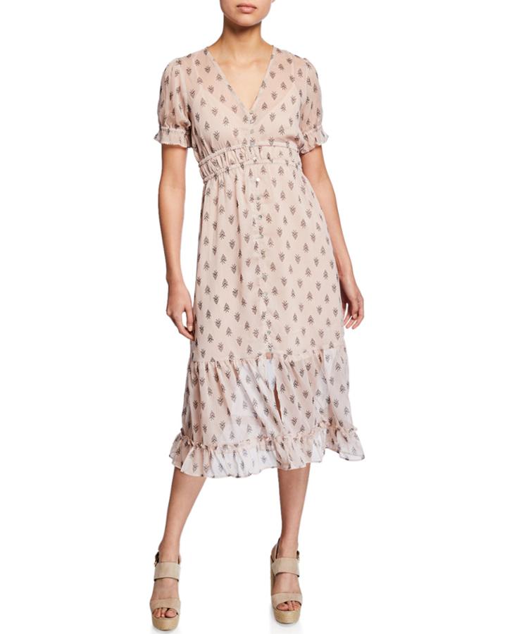 Brooke Button-down Printed