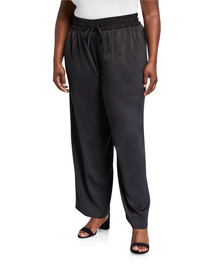 Plus Size Sonya Wide-leg Elasticized-waist Pants