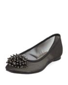 Stevie Mesh Ballerina With Beaded Pompom