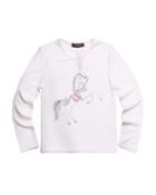 Girl's Horse Graphic Tee,