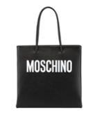 Moschino Calf Leather Tote Bag