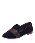 Velvet Flat Slip-on