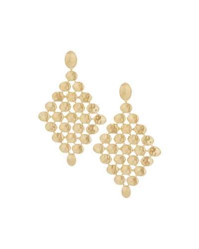 Siviglia 18k Hand-engraved Drop Earrings