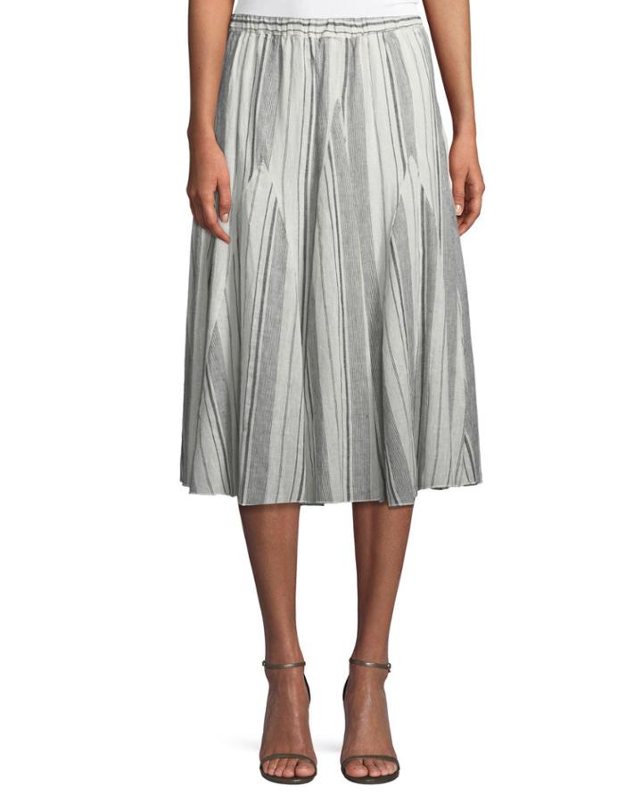 Striped Midi Gored