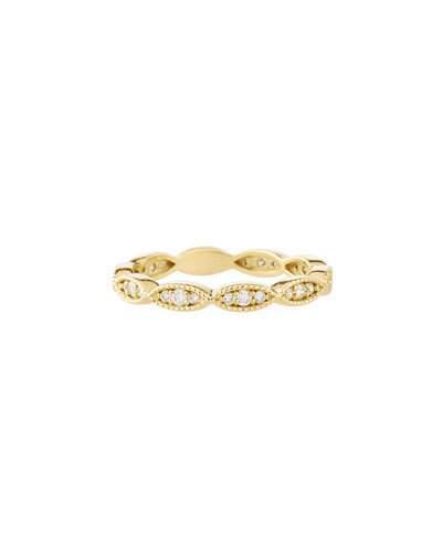 18k Gold Diamond Marquise Eternity Band Ring,