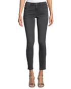 Soho High-rise Skinny Jeans, Gray