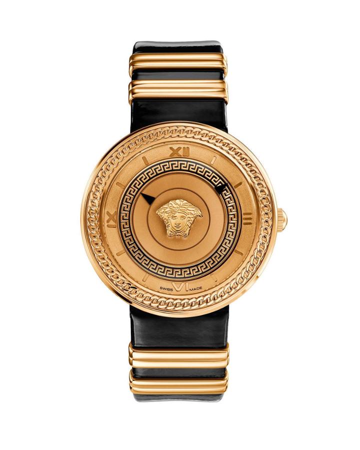 40mm V-metal Icon Watch W/ Leather