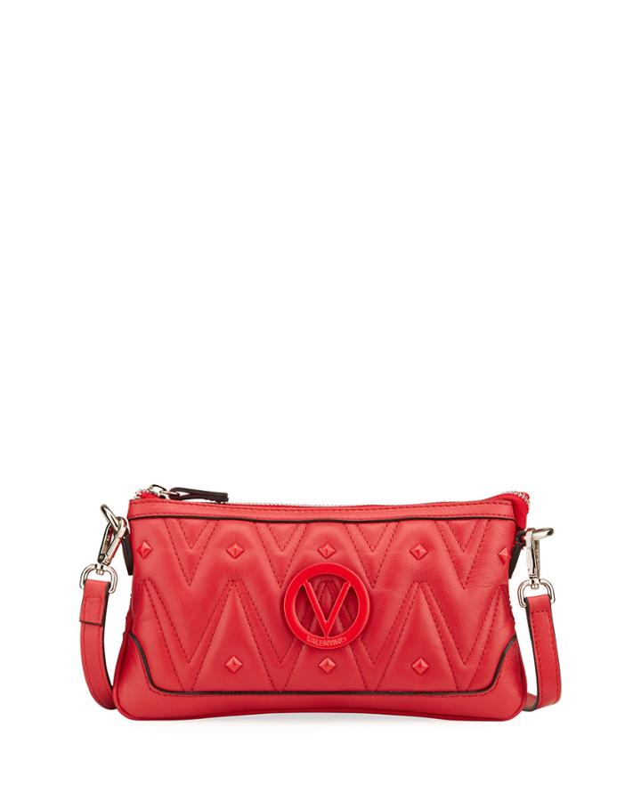 Abigail D Sauvage Studs Leather Crossbody Bag