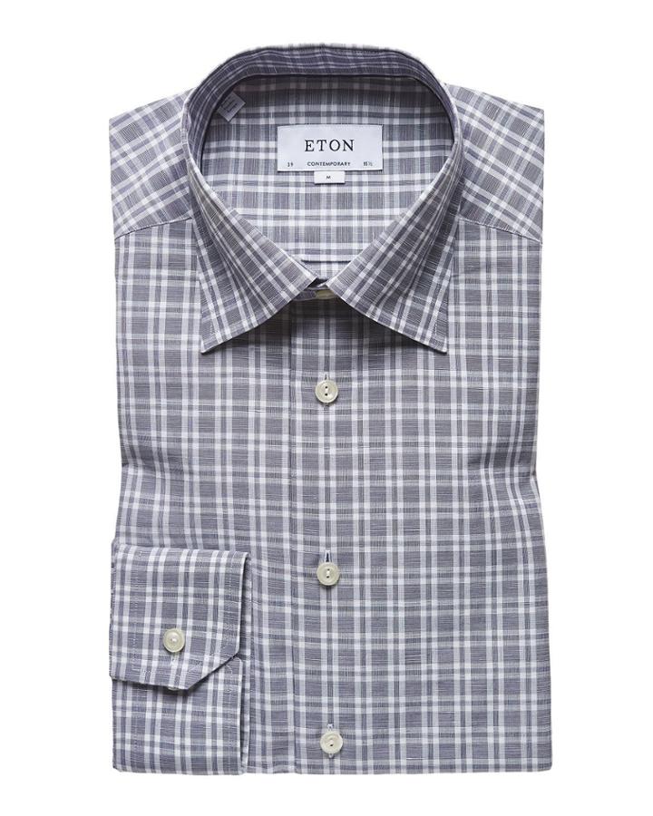 Men's Check Contemporary-fit