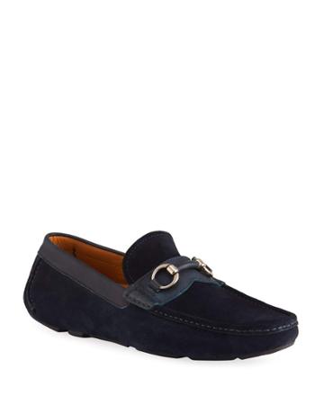 Men's Ajax Suede Bit-strap