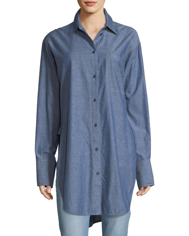 Ryder Button-down Long-sleeve Chambray