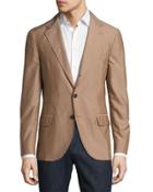 Wool-blend Deconstructed Jacket, Quinoa