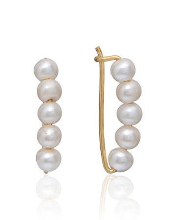 Mother-of-pearl Wire Earrings