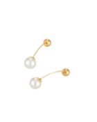 10mm Pearl & Wire Earrings