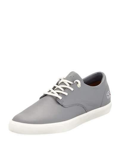 Actus Leather Sneaker, Gray/white