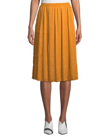 Pleated Charmeuse